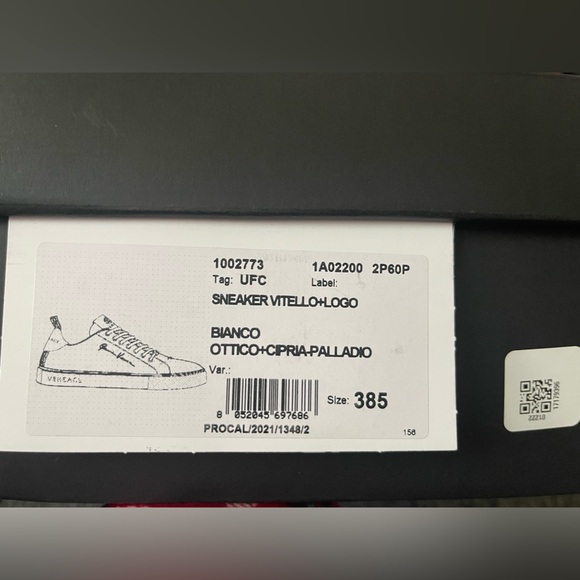 authentic Versace sneakers size 38.5 - Picture 7 of 11